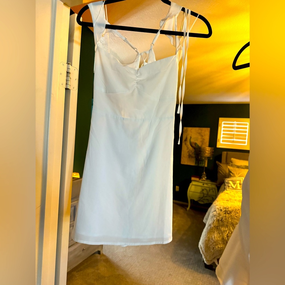Princess Polly, short white dress